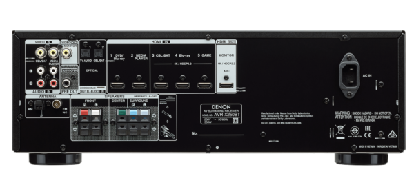Denon AVR-X250BT-5.1 Channel AV Receiver - Image 3