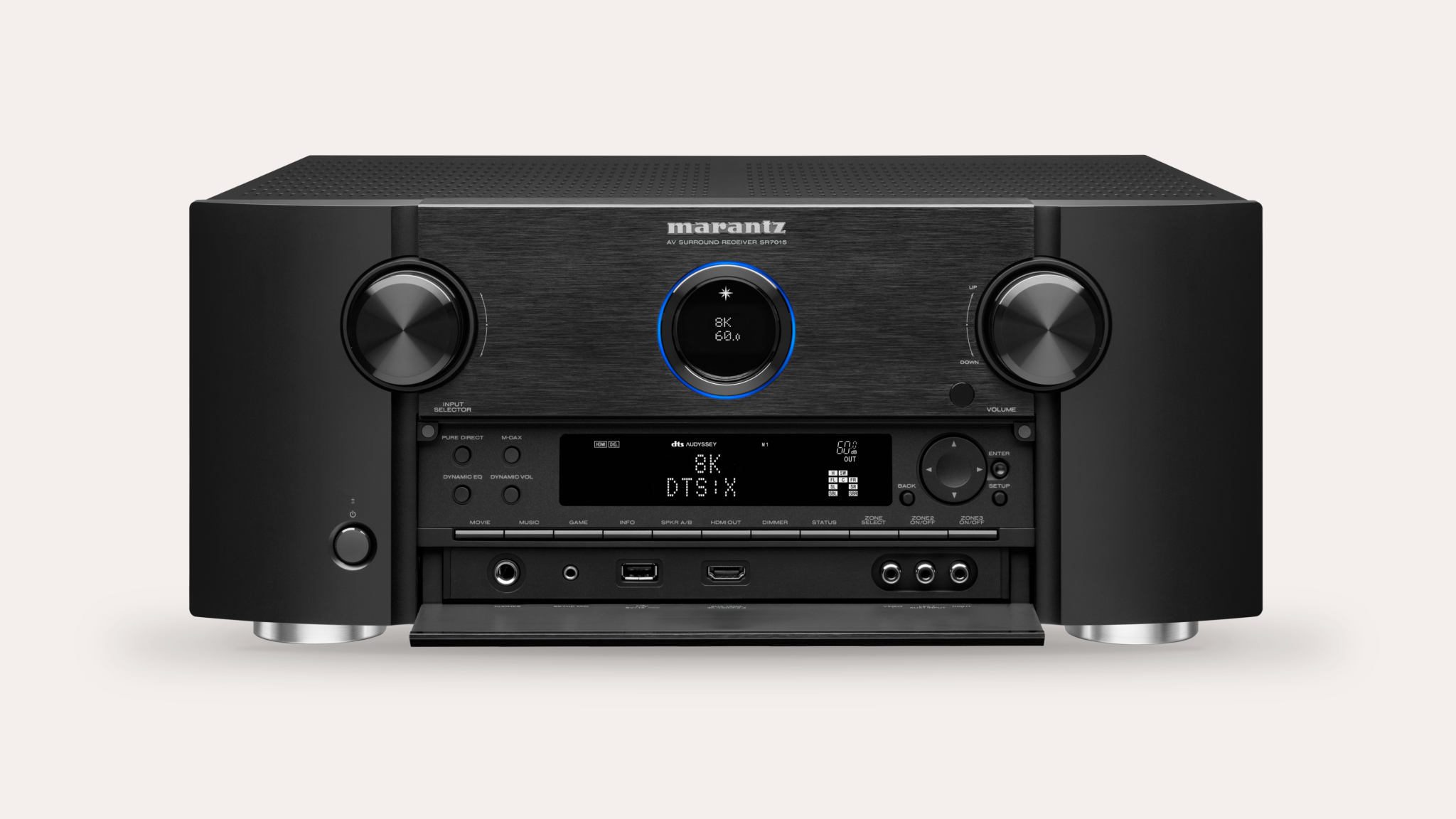 Marantz SR70159.2 Channel 8K AV receiver with 3D Audio, HEOS Builtin