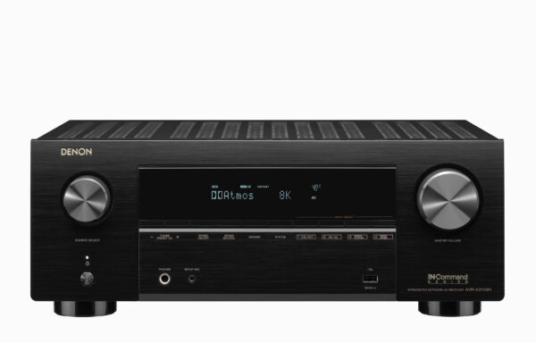 DENON - AVR-X3700H (2020 Model) 9.2ch 8K AV Receiver with 3D Audio, Voice Control and HEOS Built-in